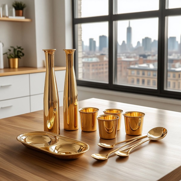 Посуда золотая